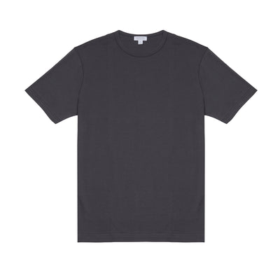 Sunspel Classic T-Shirt in Charcoal