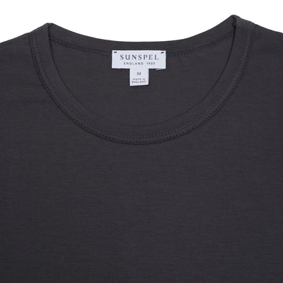 Sunspel Classic T-Shirt in Charcoal