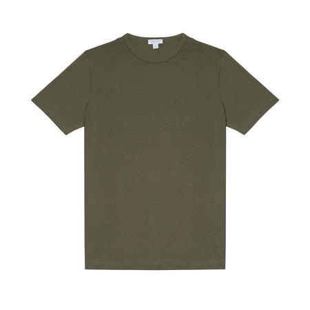 Sunspel Classic T-Shirt in Khaki