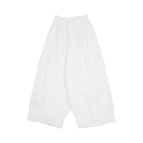 Toogood Baker Crumpled Cotton Trouser in Chalk 1