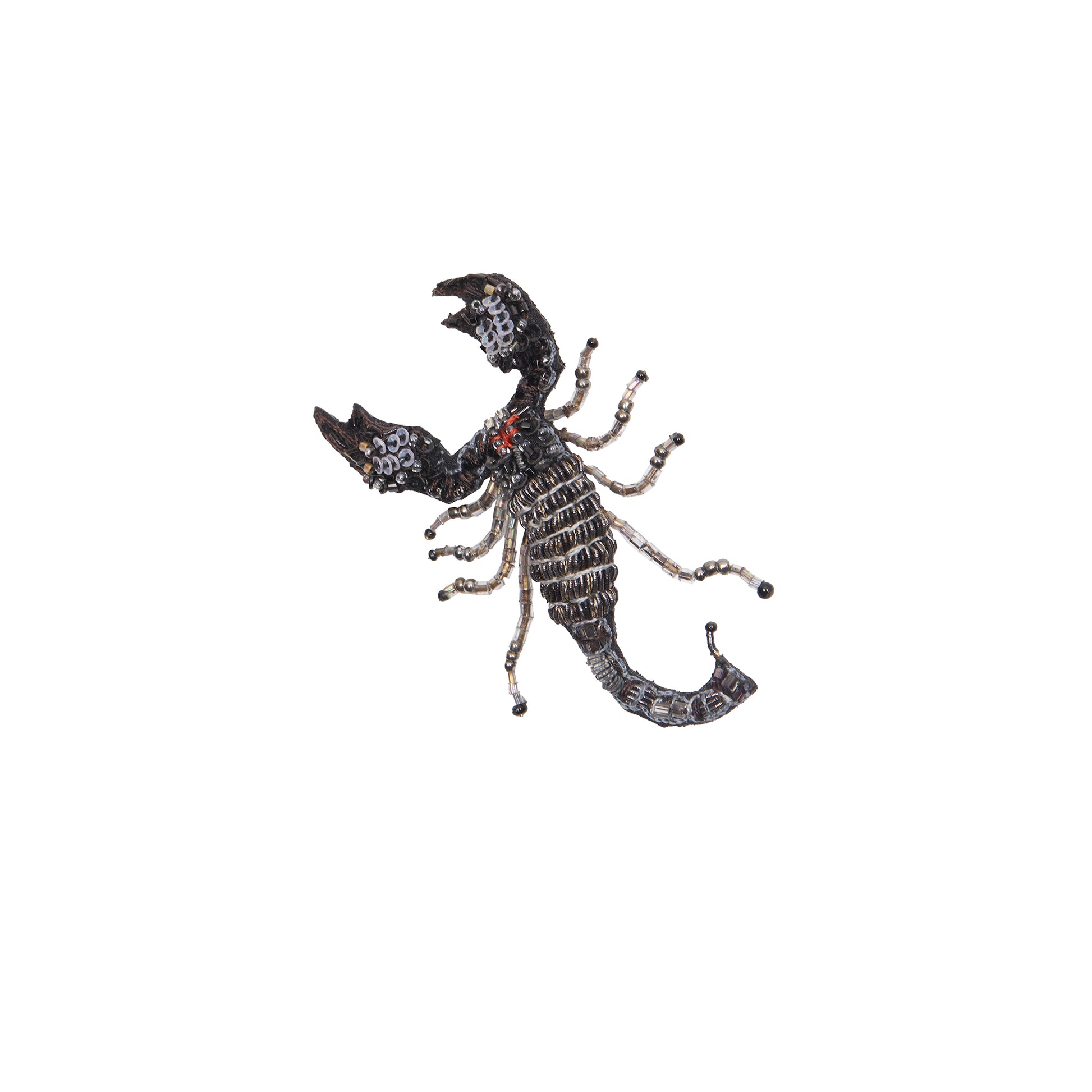Black scorpion pin