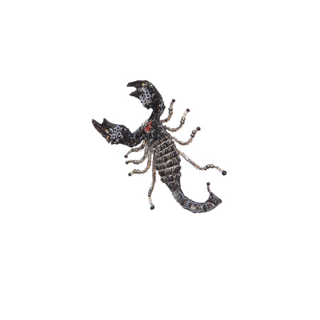 Black scorpion pin