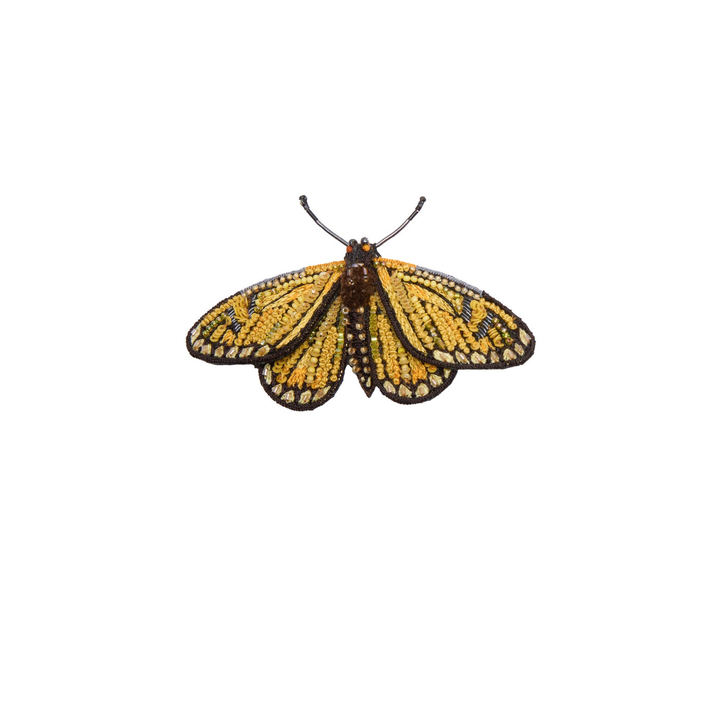 Trovelore Yellow Coster Butterfly Brooch Pin