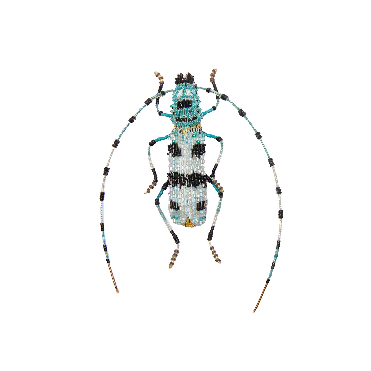 Trovelore Alpine Longhorn Beetle Brooch Pin