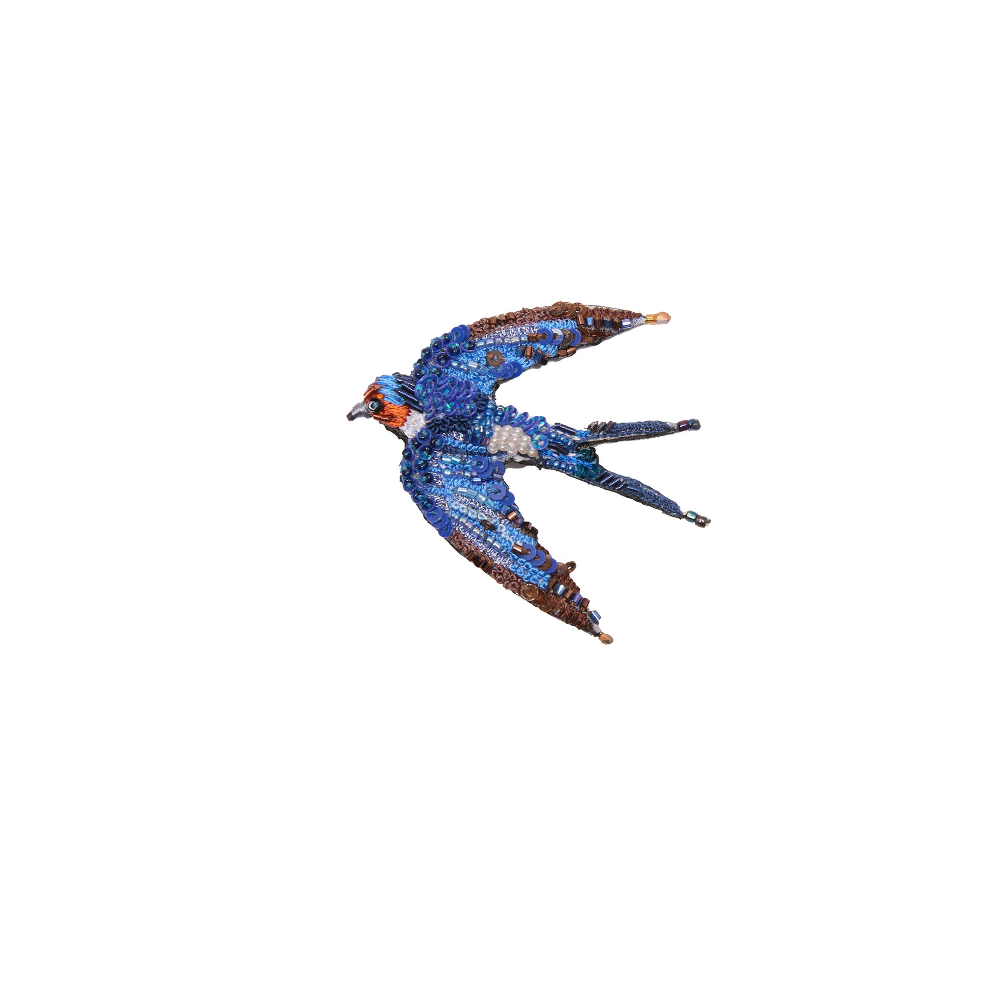 Trovelore Flying Swallow Brooch Pin