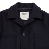 Valstar Wool Felt Arthur Work Jacket in Navy