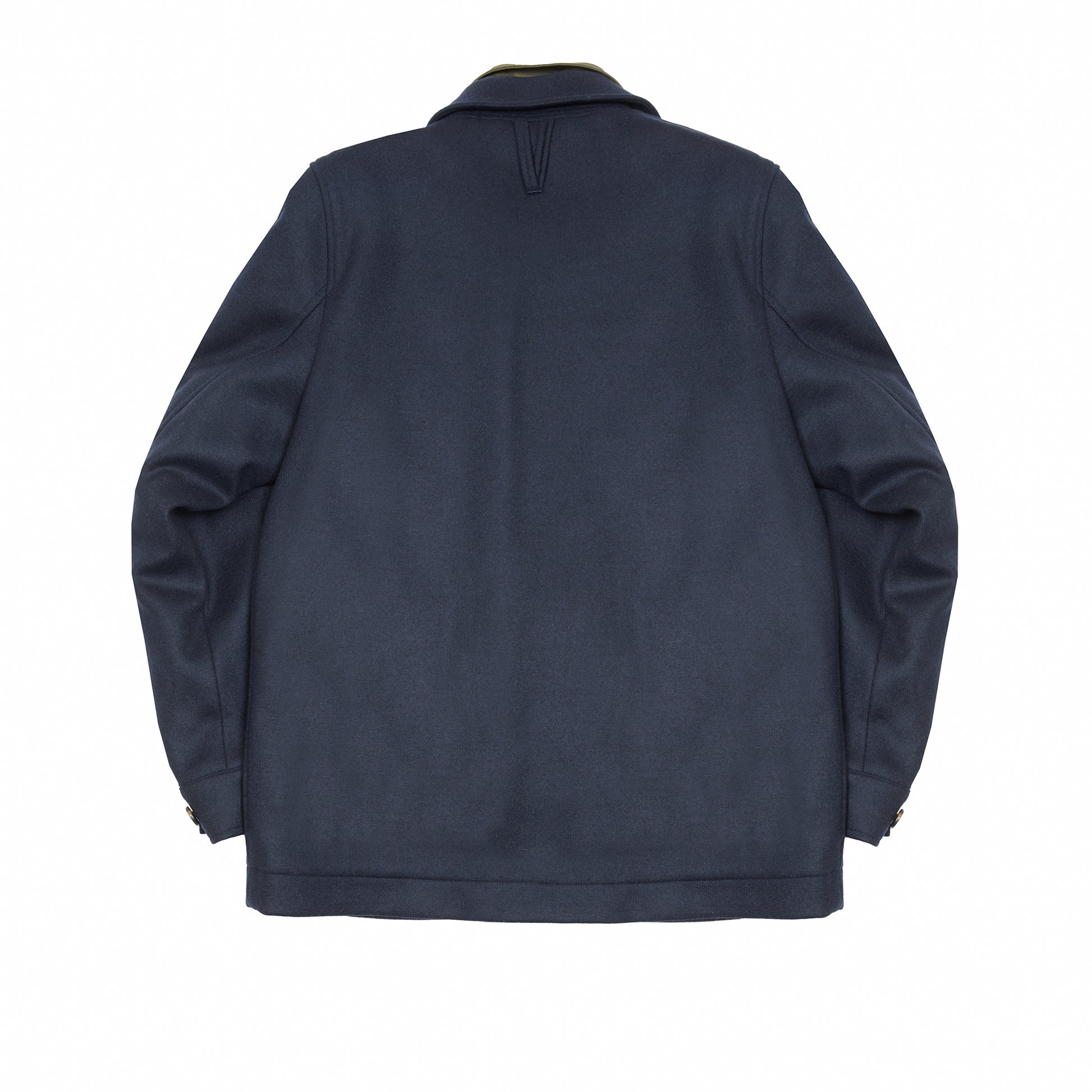 Valstar Demetry Wool Felt Field Jacket in Navy