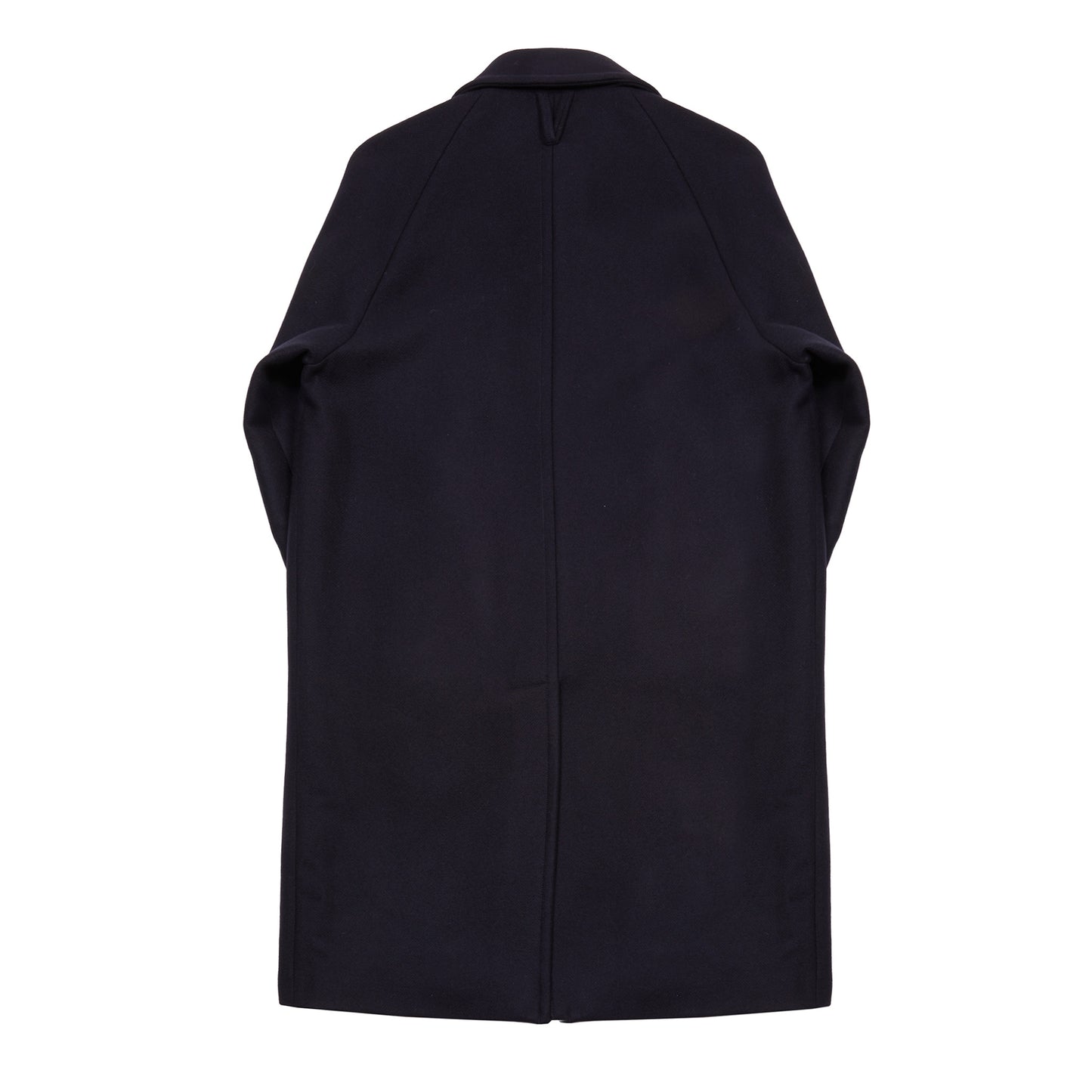 Valstar Vittoria Felted Virgin Wool Overcoat in Navy