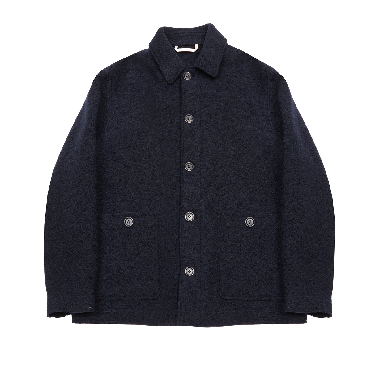 Valstar Gil Virgin Wool Work Jacket in Navy