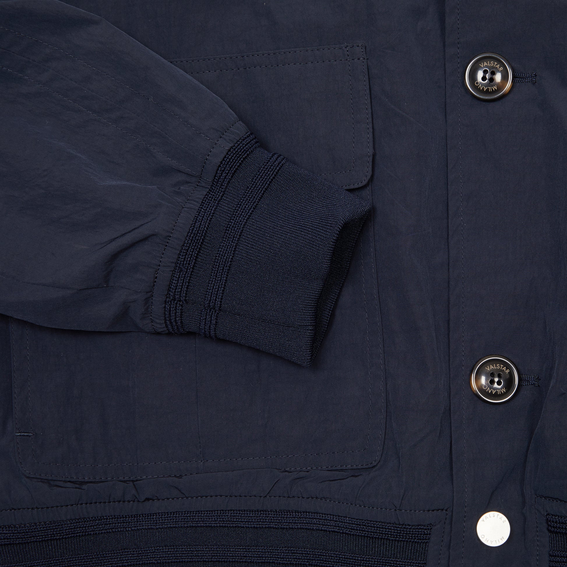 Valstar Unlined Valstarino Cotton Jacket in Navy