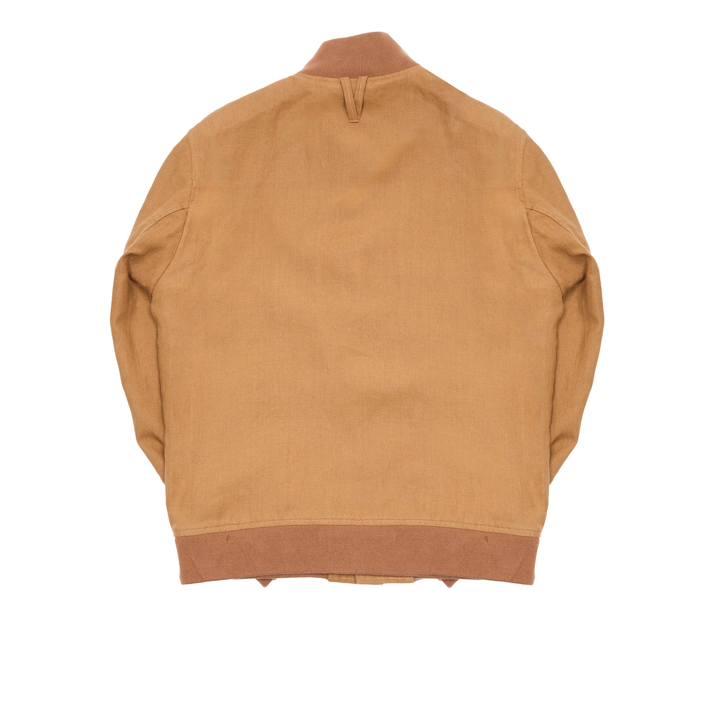 Valstar Valstarino Unlined Linen Jacket in Cognac