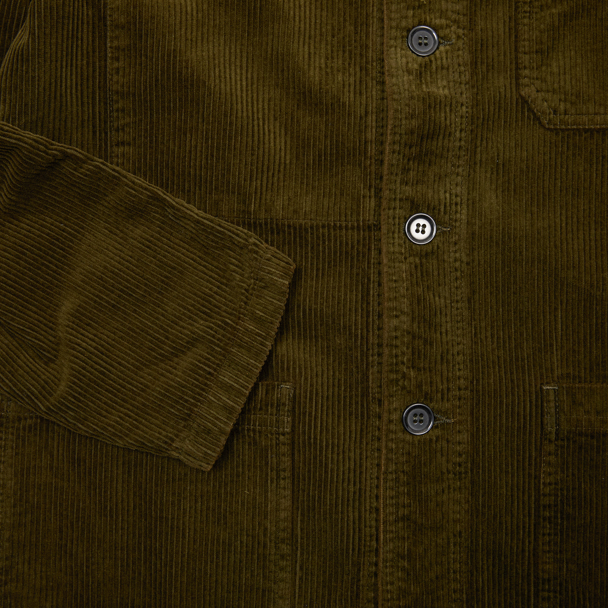 Vetra 9NA7/5 Medium Weight Corduroy Workwear Jacket in Ash