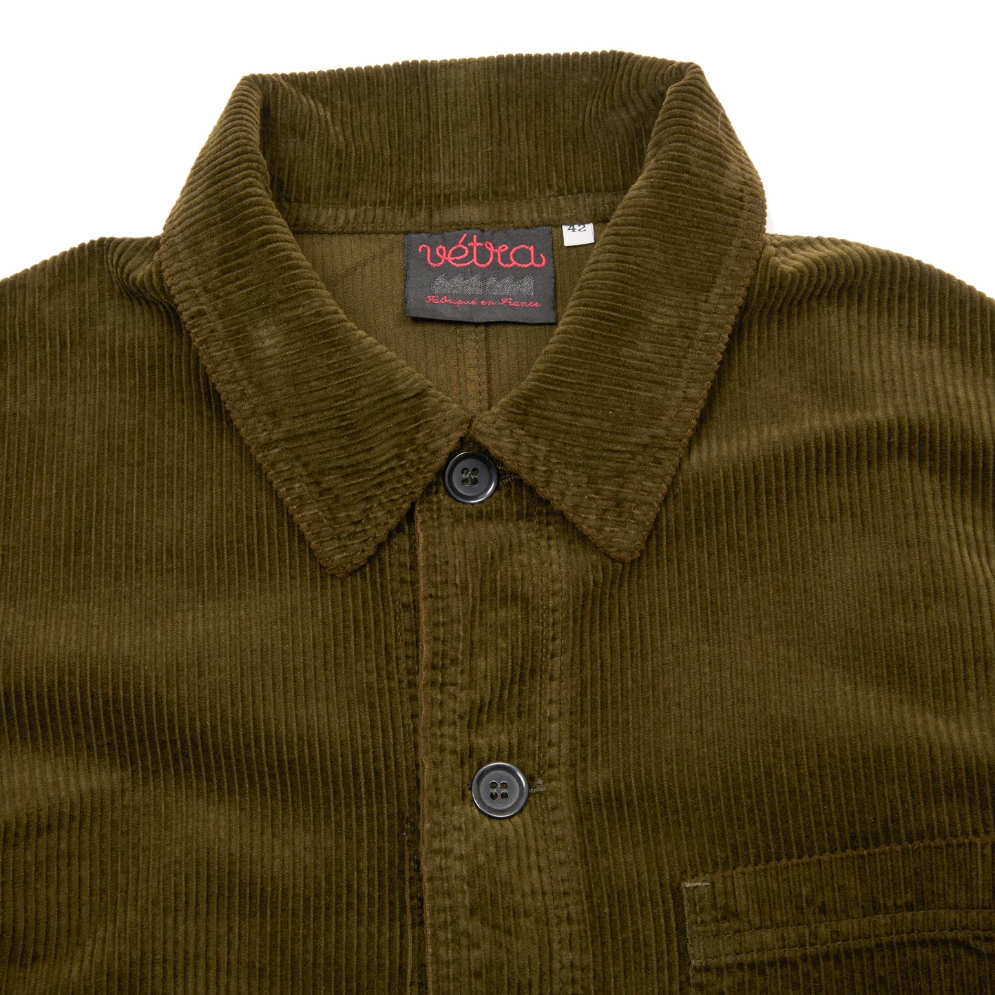 Vetra 9NA7/5 Medium Weight Corduroy Workwear Jacket in Ash