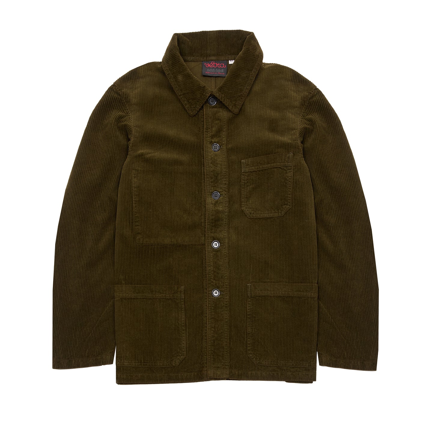 Vetra 9NA7/5 Medium Weight Corduroy Workwear Jacket in Ash