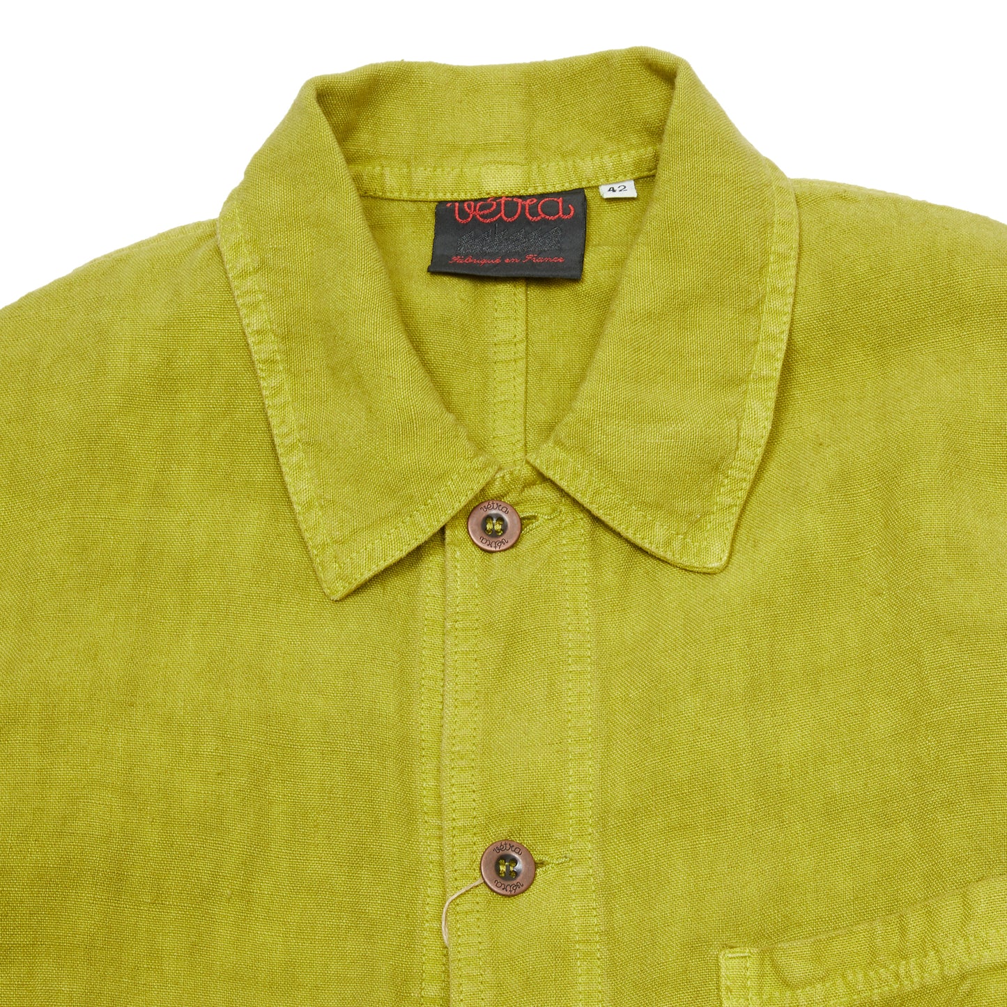 Vetra 3LB7/5C Heavy Linen Jacket in Fennel