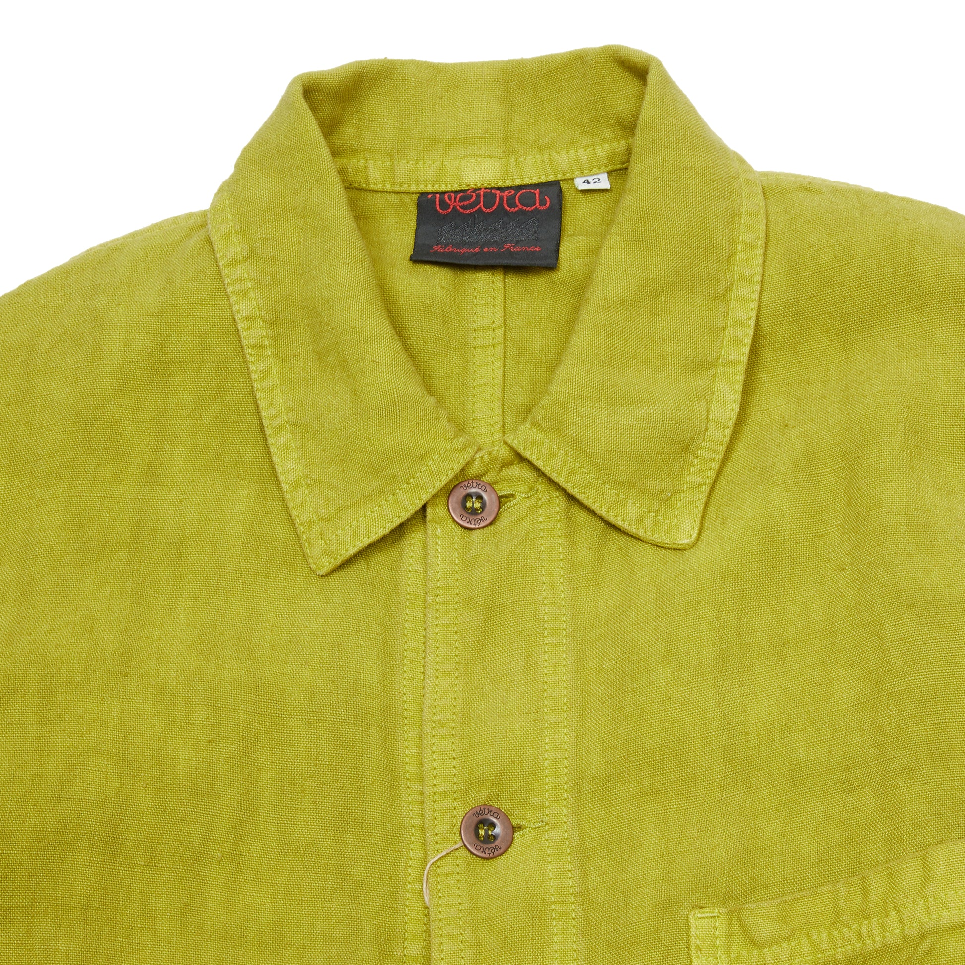 Vetra 3LB7/5C Heavy Linen Jacket in Fennel