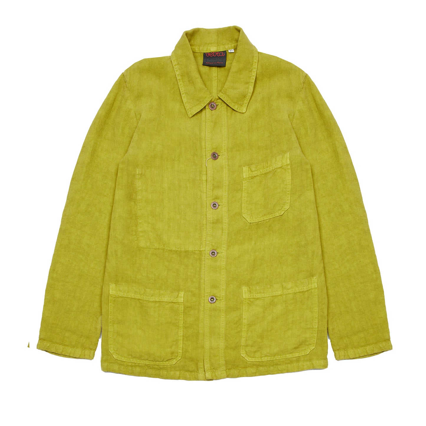 Vetra 3LB7/5C Heavy Linen Jacket in Fennel