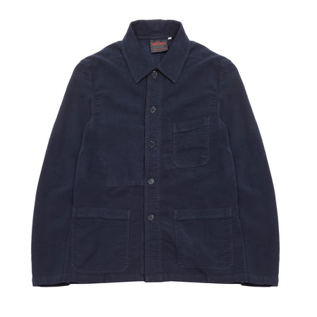 Vetra 3Z55/5 Suede Workwear Jacket in Navy