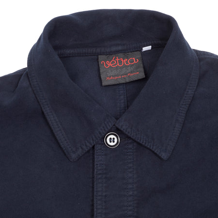 Vetra 3Z55/5 Suede Workwear Jacket in Navy
