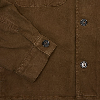 Vetra 2PC6/27 Brushed Canvas Bomber Jacket in Conifer