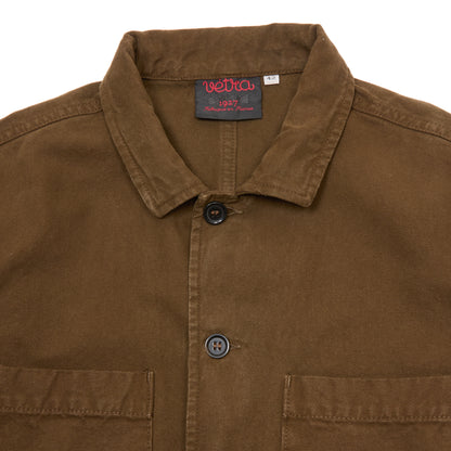 Vetra 2PC6/27 Brushed Canvas Bomber Jacket in Conifer