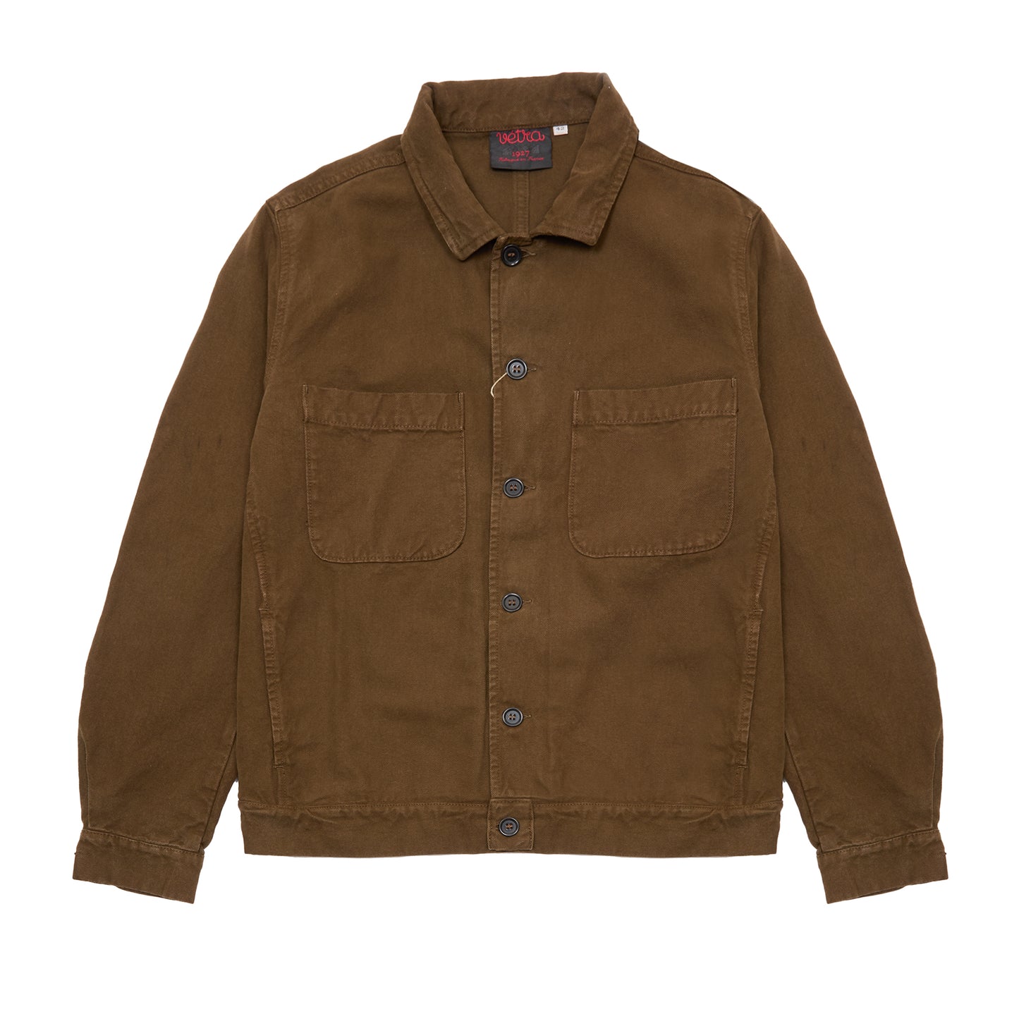 Vetra 2PC6/27 Brushed Canvas Bomber Jacket in Conifer