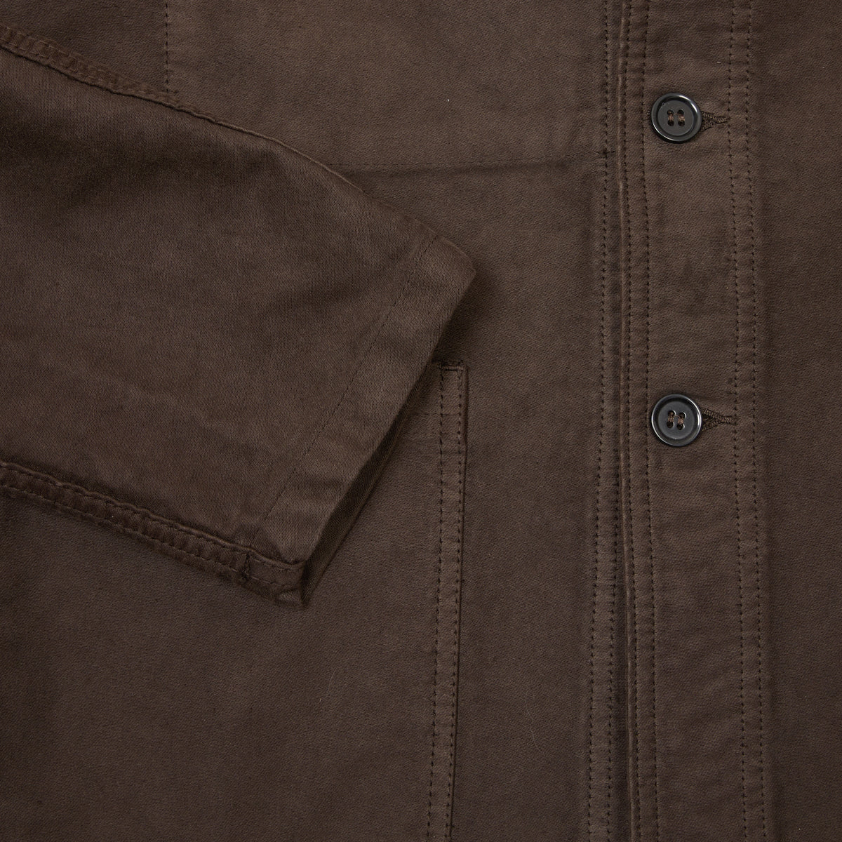 Vetra 4M47/5 French Moleskin Workwear Jacket in Truffle
