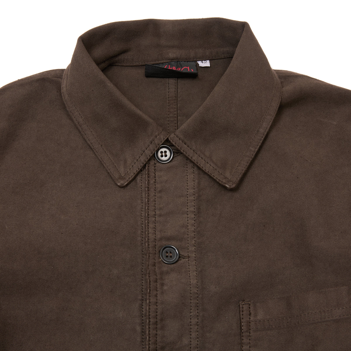 Vetra 4M47/5 French Moleskin Workwear Jacket in Truffle