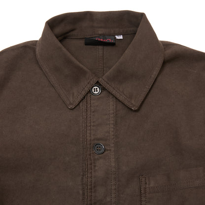 Vetra 4M47/5 French Moleskin Workwear Jacket in Truffle