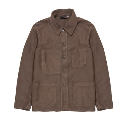 Vetra 4M47/5 French Moleskin Workwear Jacket in Truffle