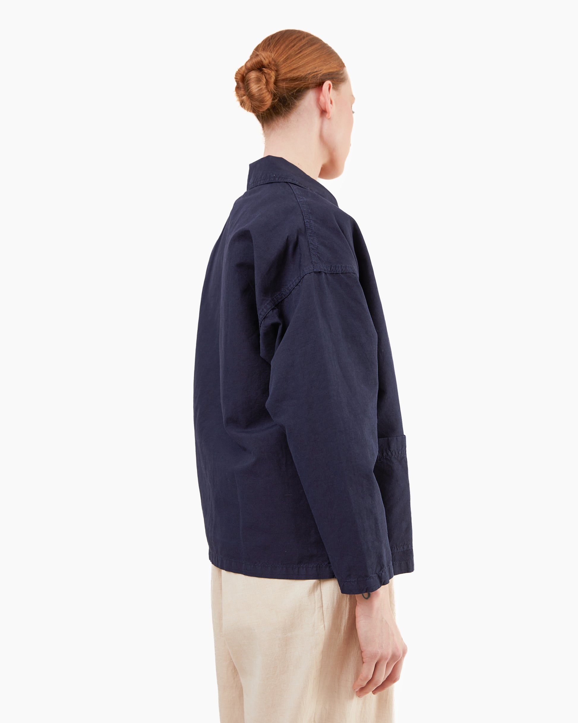 Vetra Woven Women's Jacket in Navy