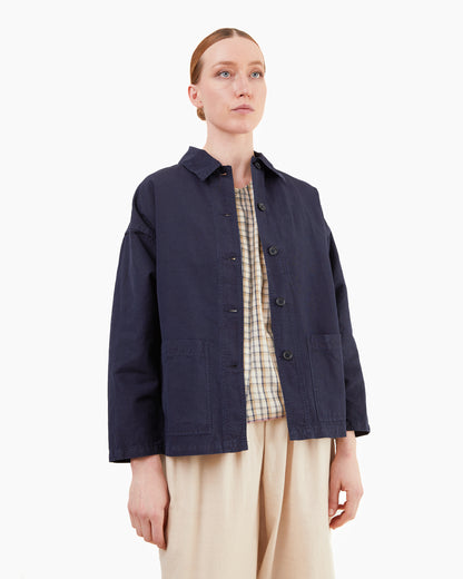 Vetra Woven Women's Jacket in Navy