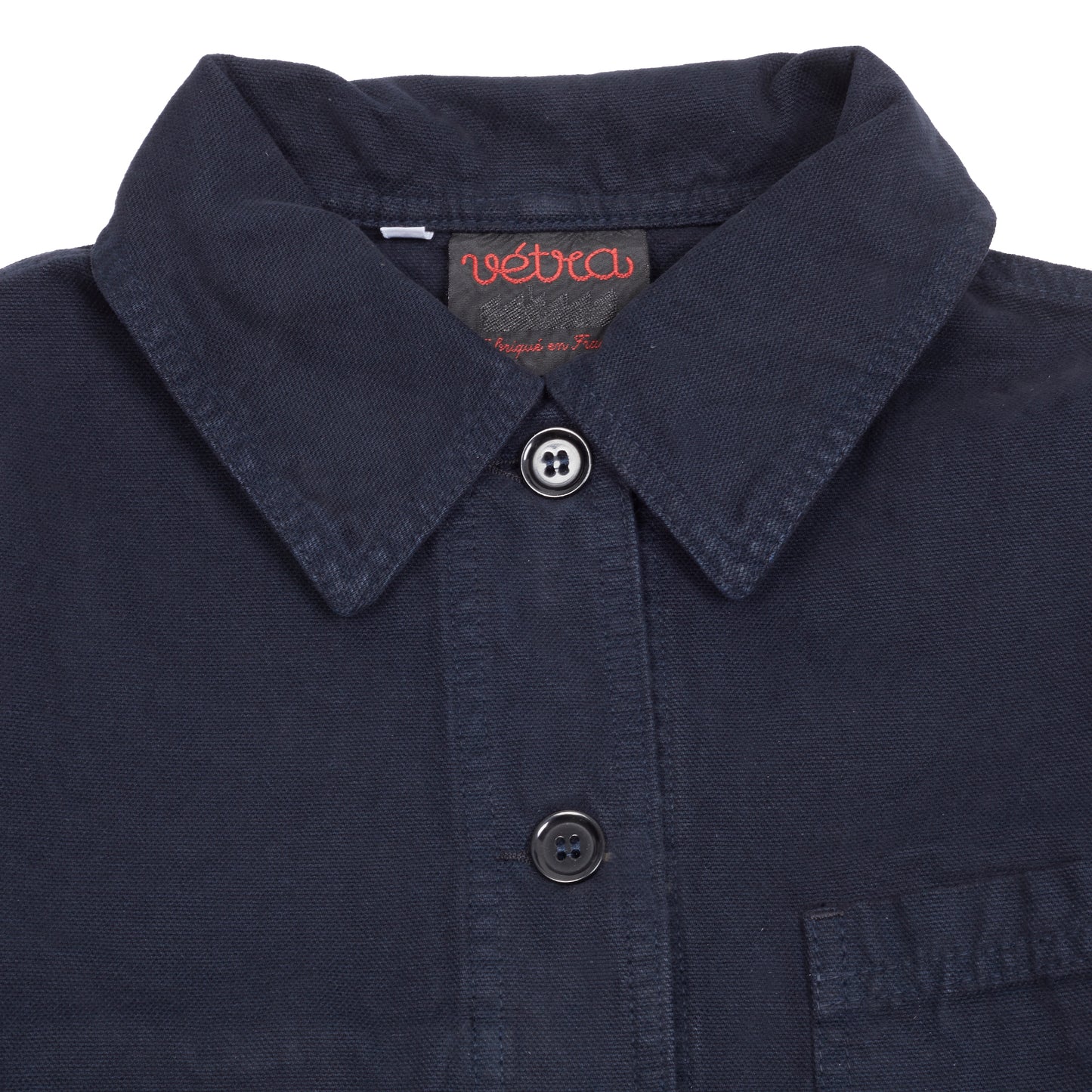 Vetra Women's 2P55/4F Brushed Canvas Cotton Jacket in Navy