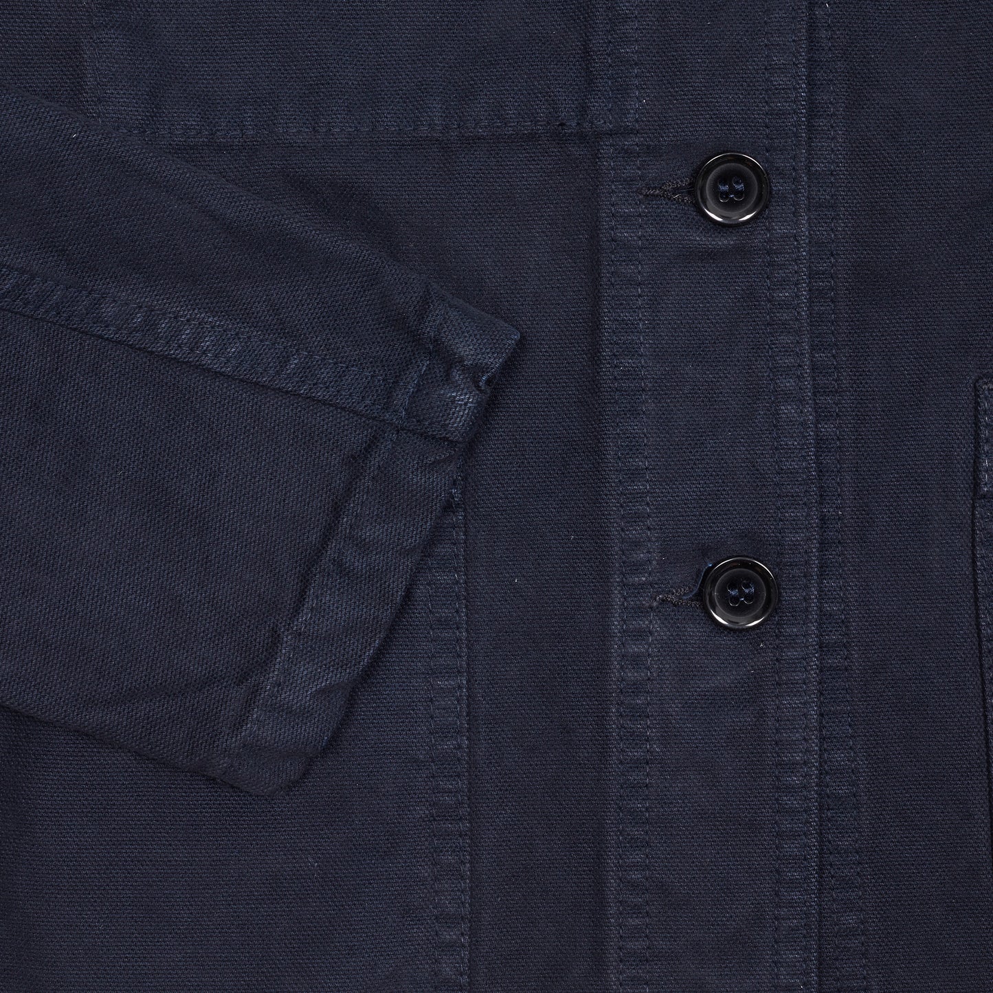 Vetra Women's 2P55/4F Brushed Canvas Cotton Jacket in Navy