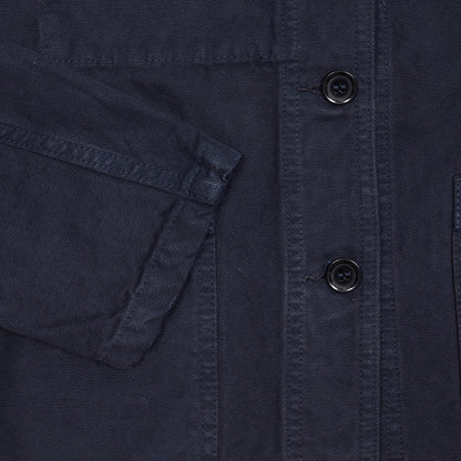 Vetra Women's 2P55/4F Brushed Canvas Cotton Jacket in Navy