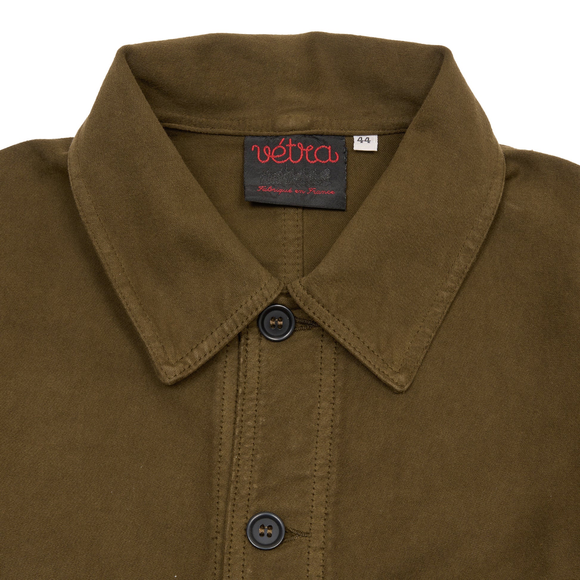 Vetra 3MC6/5 French Moleskin Workwear Jacket in Conifer