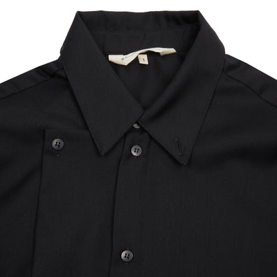 Wright + Doyle Beaduc Wool Shirt in Ebony 2