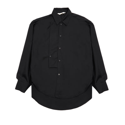 Wright + Doyle Beaduc Wool Shirt in Ebony