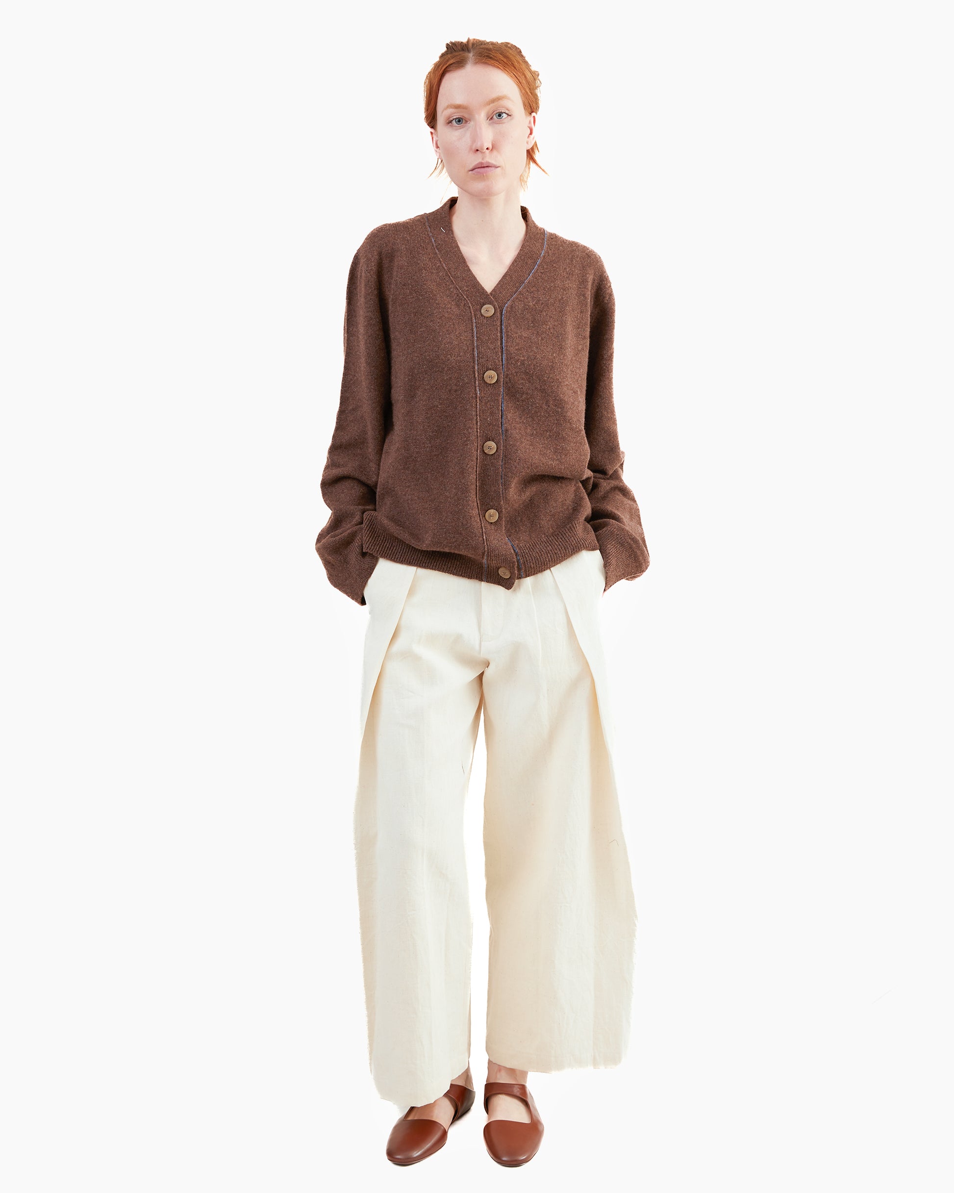 Wright + Doyle Kassel Trousers in Alabaster
