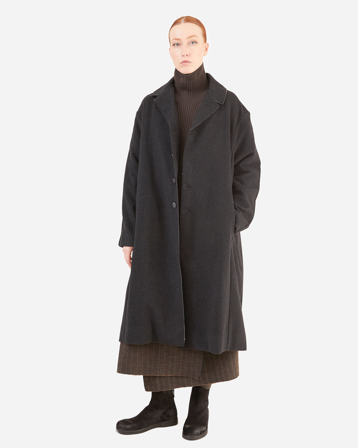 Wright + Doyle Aldor Coat in Carbon