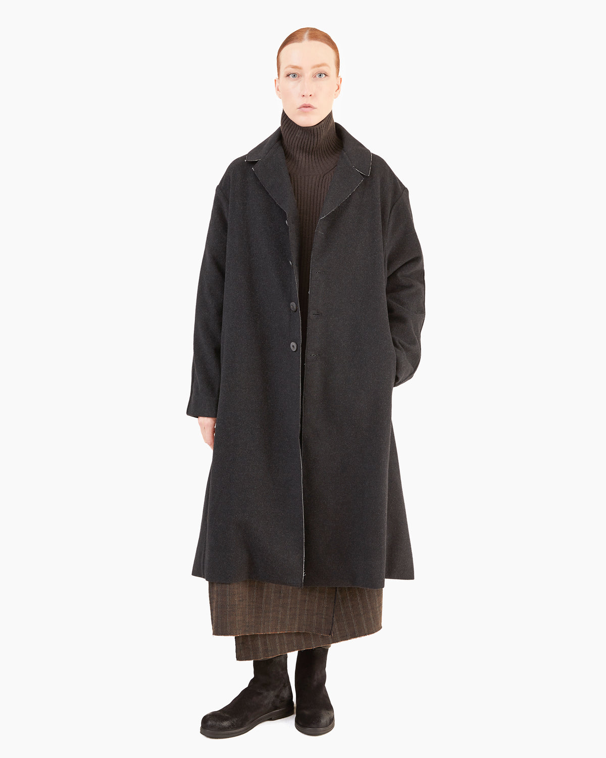 Wright + Doyle Aldor Coat in Carbon