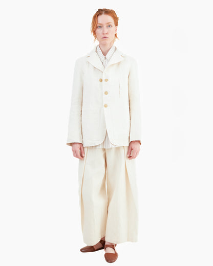 Wright + Doyle Leusdon Tailored Jacket in Alabaster