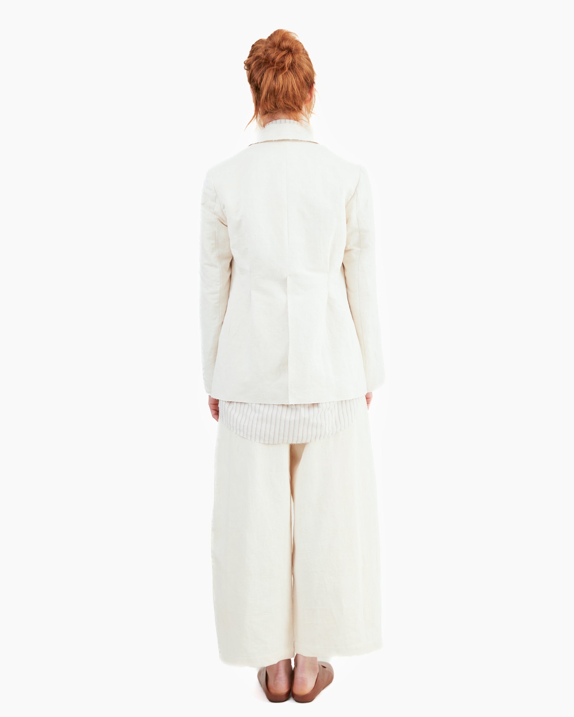 Wright + Doyle Leusdon Tailored Jacket in Alabaster
