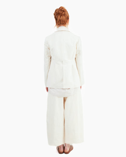Wright + Doyle Leusdon Tailored Jacket in Alabaster