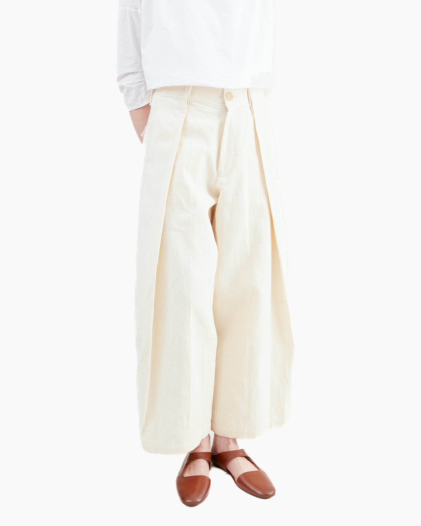 Wright + Doyle Kassel Trousers in Alabaster