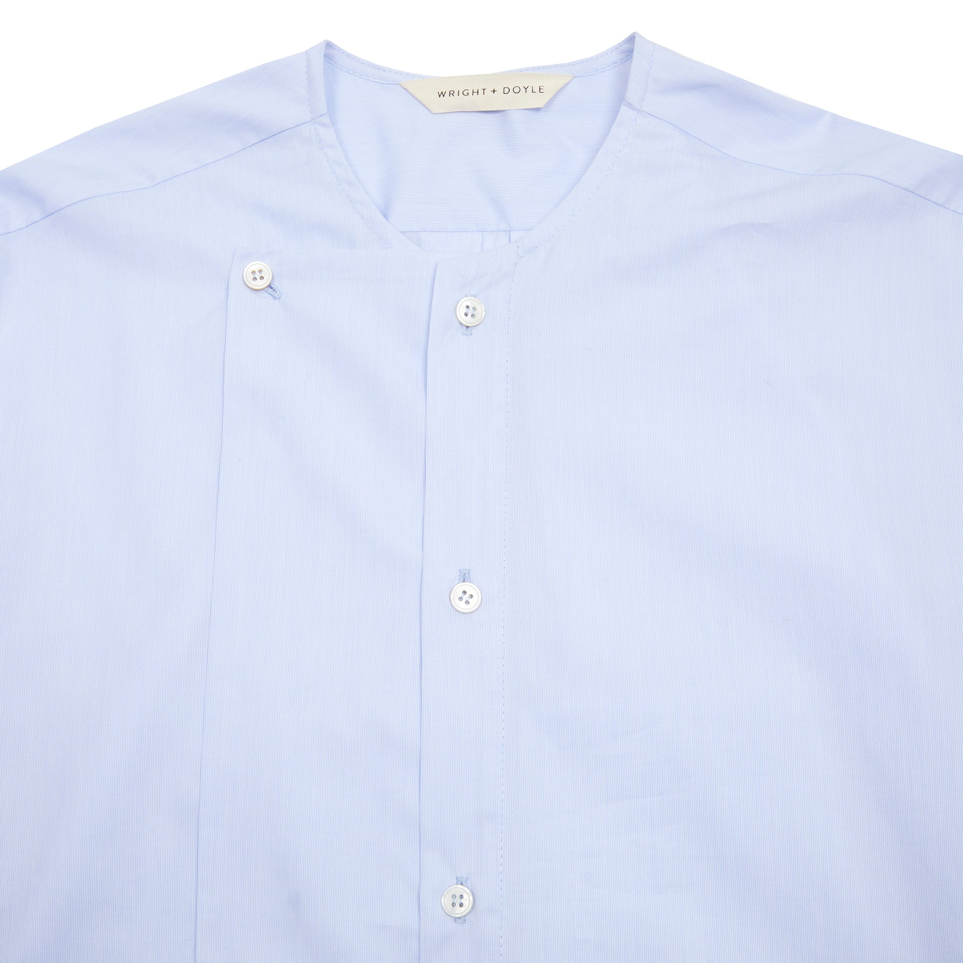 Wright + Doyle Numa Shirt in Fine Stripe 2