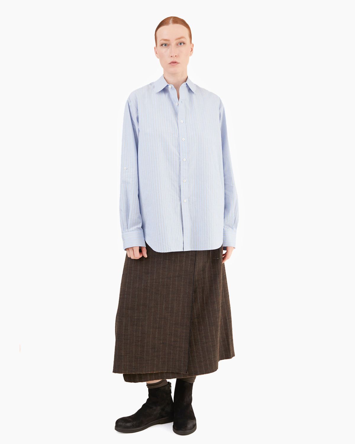Wright + Doyle Nata Shirt in Rodor Stripe
