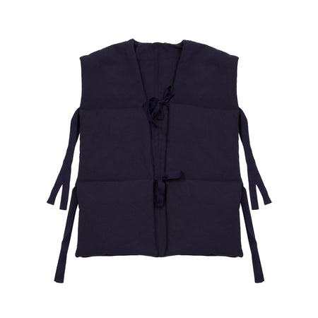 Wright + Doyle Padded Vest in Ink