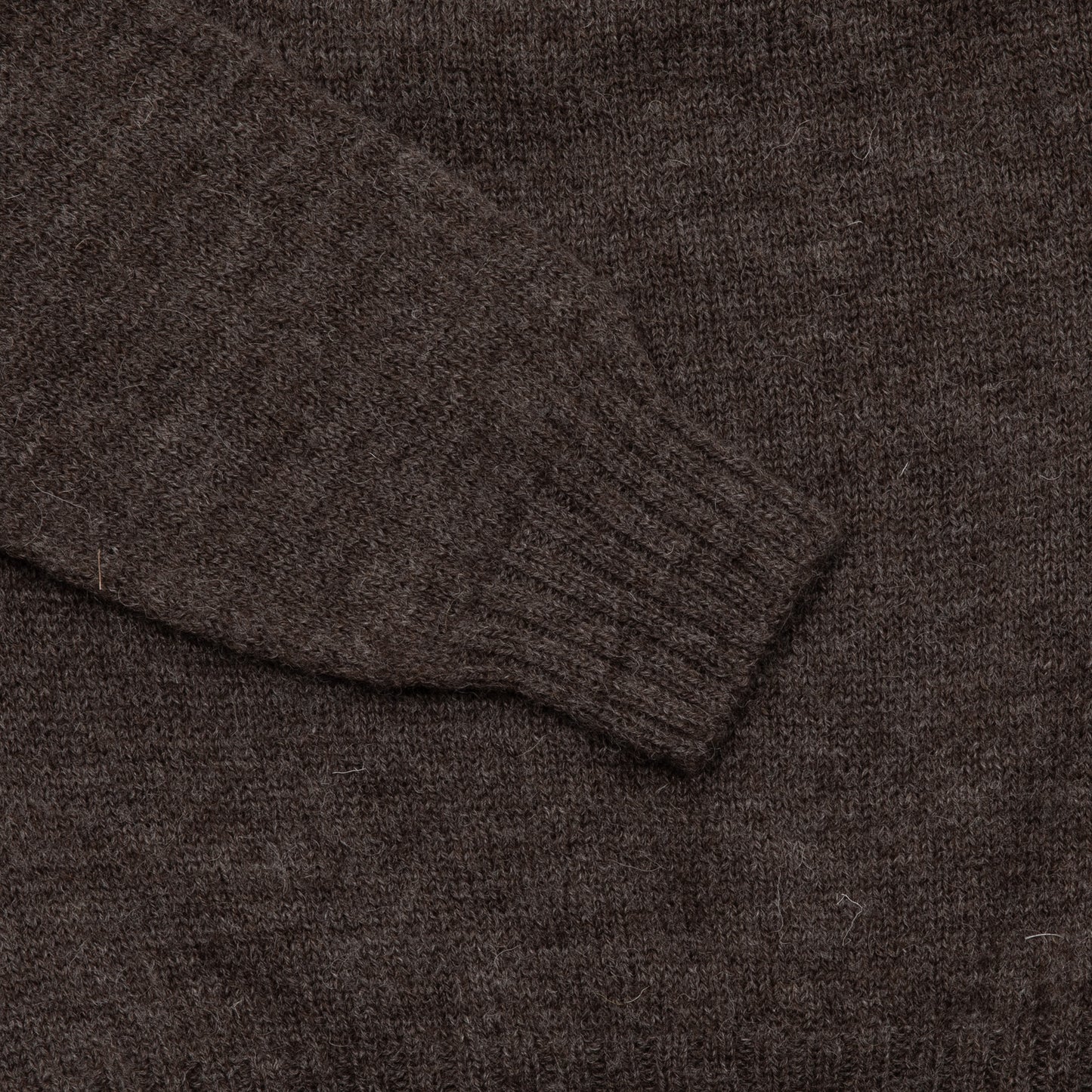 Harley Voe True Shetland Fair Isle Yoke Jumper in Grey/Gold 2