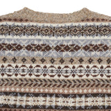 Harley Supersoft Fair Isle Jumper in Mushroom